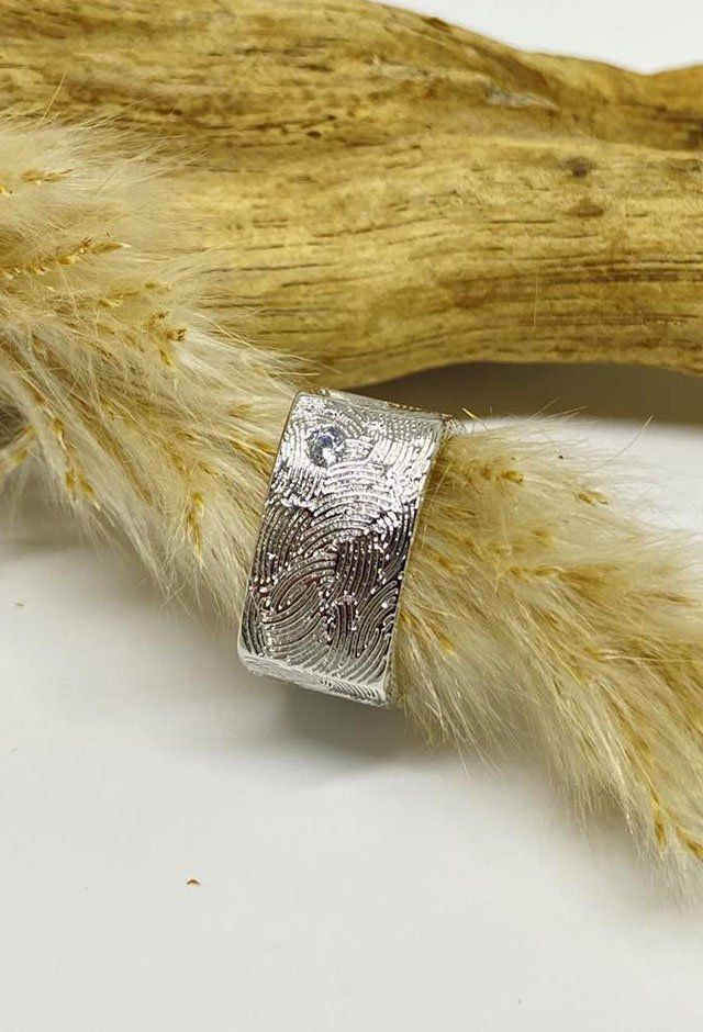 Jasmin ring sølvbelagt