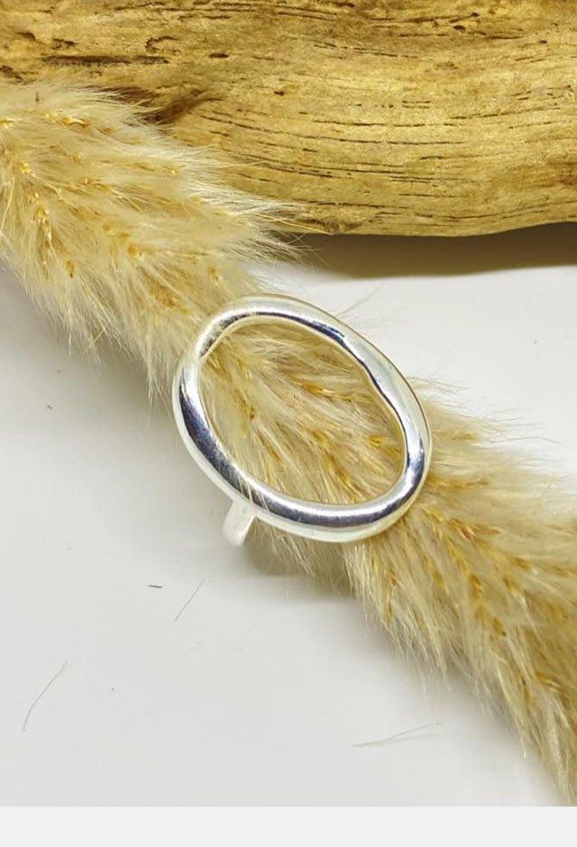 Victoria ring sølvbelagt