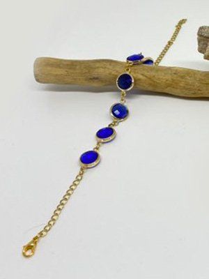 Dråbe armbånd blå